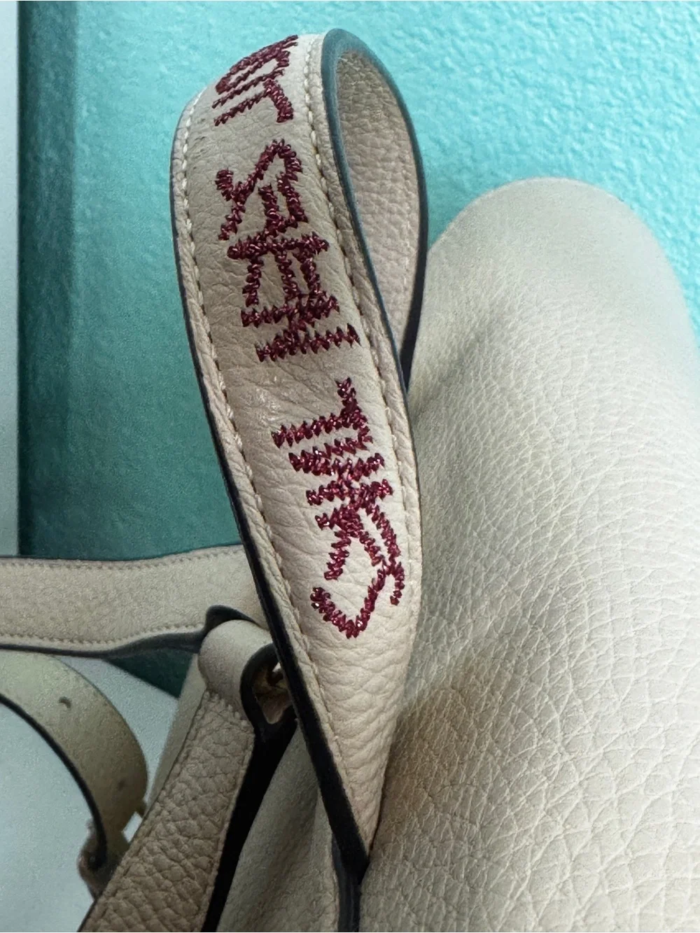 Coach pebble leather